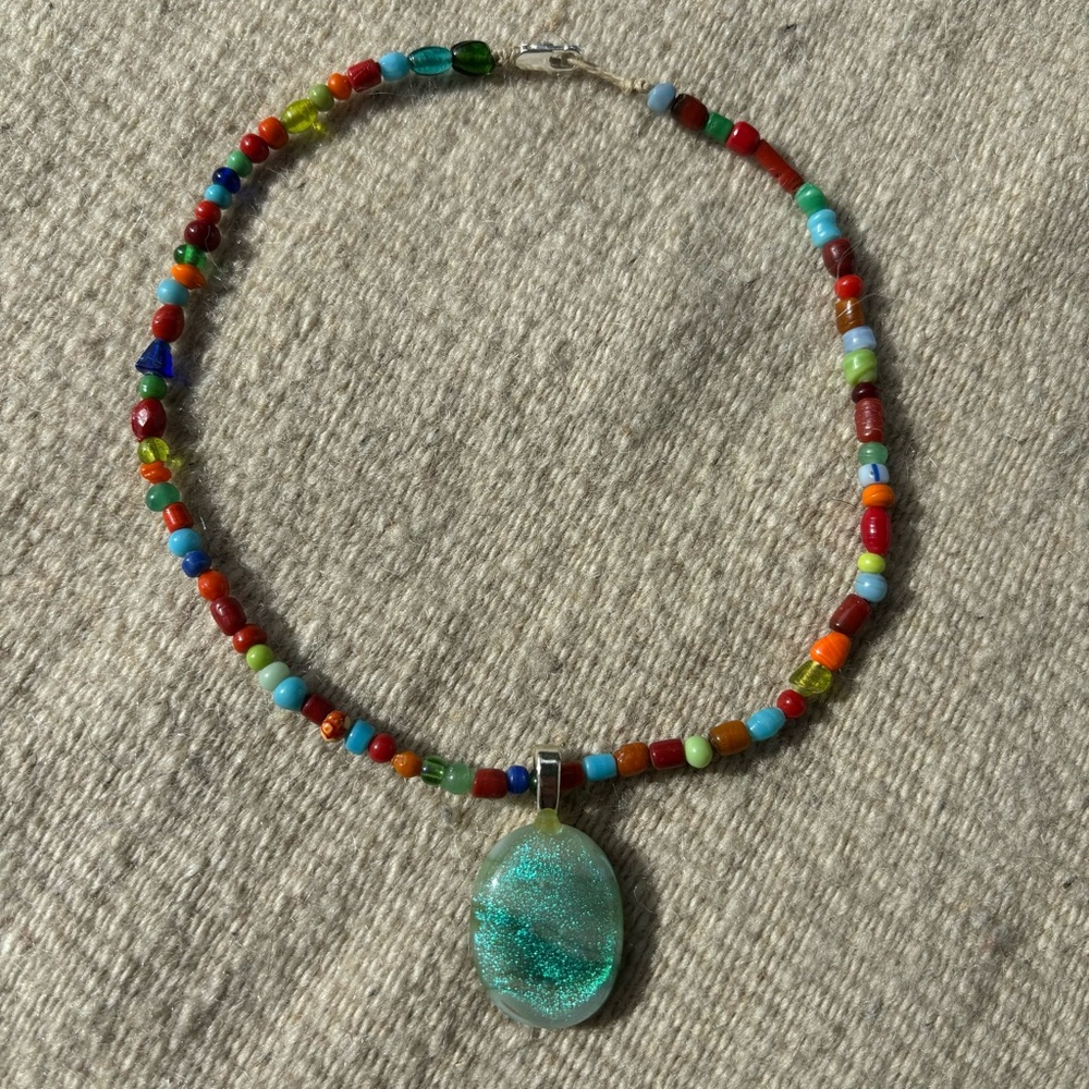 🪷 Handmade Glass Choker 🪷